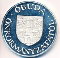 1992. "Pedagógiai Érdemekért - Lórántffy Zsuzsanna / Óbuda önkormányzatától" fém emlékérem...