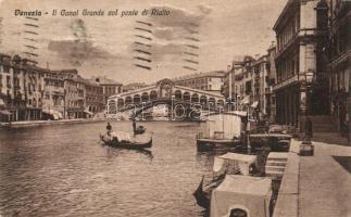 Venice, Venezia; Canal Grande, Ponte di Rialto / canal, bridge (EK)