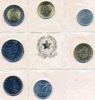 Olaszország 1982R 5L-500L 7db-os forgalmi sor eredeti bontatlan nejlontokban T:1
Italy 1982R 5 Lira ...