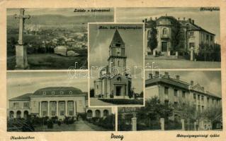 Dorog, Munkásotthon, Községháza, Bányaigazgatósági épület (fa)