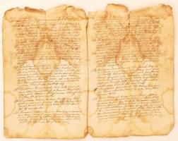 cca 1820 A leleszi konvent levéltárában található, a Zsolnay családra vonatkozó, 1755-1812 közötti o...