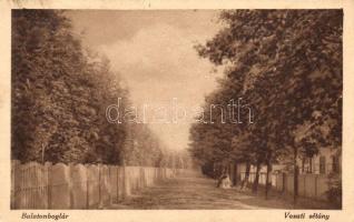 Balatonboglár, Vasúti sétány