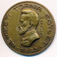 Sóváry János (1895-1966) / Ludvig József DN "Nemzeti Torna Egylet - 1863 - Matolay / Épség - Erő - Egyetértés" Br emlékérem (30mm) T:2