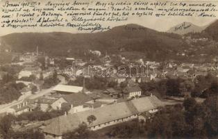 Brassó, Kronstadt; Csiga-hegy, Nagy kő havas / mountain, photo (fa)