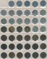 Olaszország ~250db-os fémpénz gyűjtemény éremtartó albumban T:vegyes
Italy ~250pcs of differenc coin...
