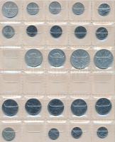 Olaszország ~250db-os fémpénz gyűjtemény éremtartó albumban T:vegyes
Italy ~250pcs of differenc coin...