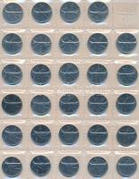 Olaszország ~250db-os fémpénz gyűjtemény éremtartó albumban T:vegyes
Italy ~250pcs of differenc coin...