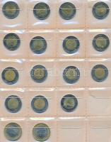 Olaszország ~250db-os fémpénz gyűjtemény éremtartó albumban T:vegyes
Italy ~250pcs of differenc coin...
