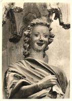 18 db RÉGI főleg használatlan motívumlap; vallás, templom belsők / 18 old mostly unused motive cards...