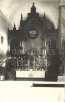 18 db RÉGI főleg használatlan motívumlap; vallás, templom belsők / 18 old mostly unused motive cards...