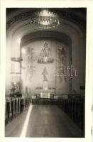 18 db RÉGI főleg használatlan motívumlap; vallás, templom belsők / 18 old mostly unused motive cards...