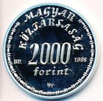 1998. 2000Ft Ag "Eötvös Lóránd" T:PP ujjlenyomat Adamo EM156