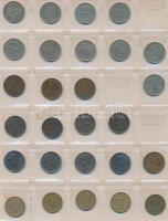 Finnország ~148db-os fémpénz tétel albumban T:vegyes Finland ~148pcs of coins in collectors album C:mixed