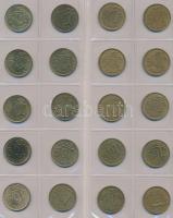 Finnország ~148db-os fémpénz tétel albumban T:vegyes
Finland ~148pcs of coins in collectors album C:...