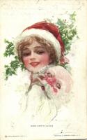 Miss Santa Claus. Reinthal & Newman No. 182. s: Harrison Fisher