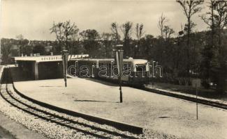 Budapest, Úttörő vasútállomások - 7 db vegyes képeslap / 7 mixed postcards