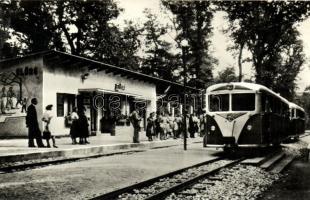 Budapest, Úttörő vasútállomások - 7 db vegyes képeslap / 7 mixed postcards