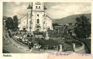 Zetelaka, templom, ünnepség / church, celebration (EB)