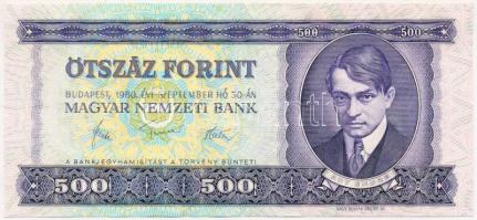1980. 500Ft papírráncos T:I