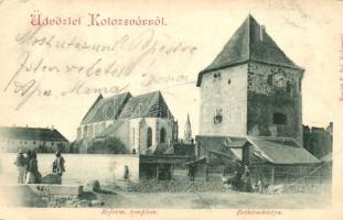 Kolozsvár, Református templom, Bethlen bástya / Calvinist church, bastion (EB)