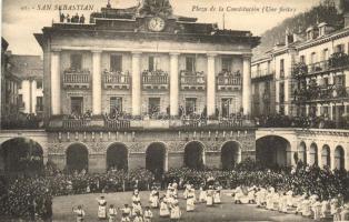 San Sebastian, Plaza de la Constitución, Une fiesta / Constitution Square, festival