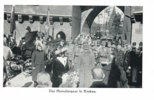 Der Herrscherpaar in Krakau, König Karl / Károly király és Zita Krakkóban / King Charles and Zita in Kraków