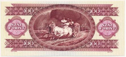 1984. 100Ft papírráncos, vágáshibás T:I