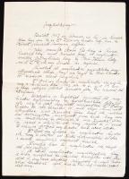 1942 Párbaj jegyzőkönyv dr. Dolinay Endre és Kondek Géza közt felmerülő becsületbeli ügy rendezéséről. A kézzel írt jegyzőkönyv rögzíti a kardpárbaj feltételeit és annak lefolyását. Az összes párbajsegéd aláírásával. Kelt: Budapesten 1942. 3 beírt oldal. Hajtogatva.