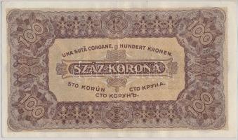 1923. 100K "Magyar Pénzjegynyomda Rt. Budapest" T:II-