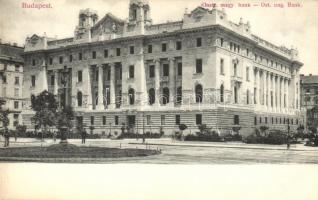 Budapest V. Osztrák-magyar bank palota, kiadja Divald Károly