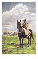 Hortobágy, vihar előtt s: Köves