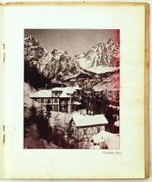 cca 1890-1900 "Tátrafüred, mint téli gyógyhely" című utazási prospektus, illusztrációkkal