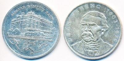 1992-1994. 200Ft Ag "MNB" + "Deák" (2x) T:2,2-