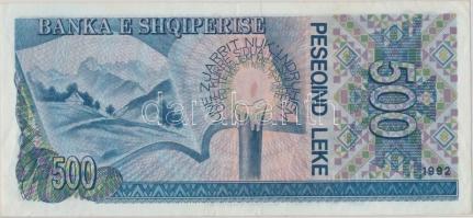 Albánia 1992. 500L T:II-
Albania 1992. 500 Leke C:VF