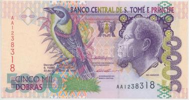 Sao Tomé és Principé 1996. 5000D T:I Sao Tomé and Principé 1996. 5000 Dobras C:UNC