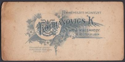 cca 1910 Az Osztrák-Magyar Császári és Királyi Haditengerészet (k.u.k. Kriegsmarine) matróza, kemény...