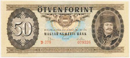 1969. 50Ft papírráncos T:I