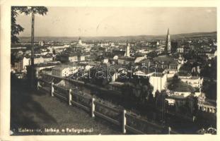 Kolozsvár, kilátás a Fellegvárról 'vissza' So. Stpl (EK)