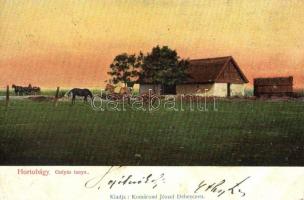 Hortobágy, Gulyás tanya, kiadja Komáromi József (EK)