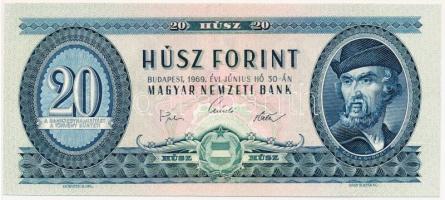1969. 20Ft papírráncos T:I