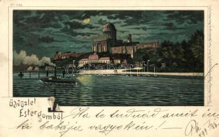 1899 Esztergom, Bazilika; Regel & Krug litho