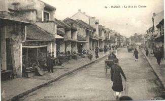 Hanoi, La Rue du Cuivre / street 