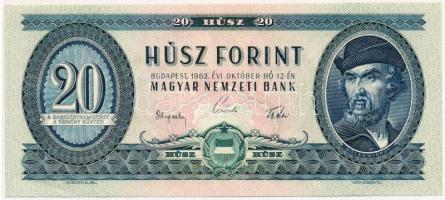 1962. 20Ft papírráncos T:I- hajtatlan