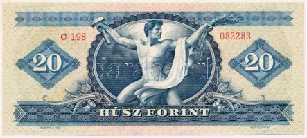 1962. 20Ft papírráncos T:I- hajtatlan