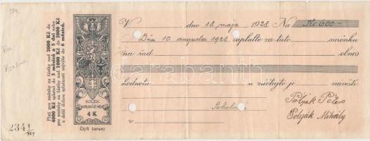 3db klf magyar, szerb és csehszlovák váltó T:III