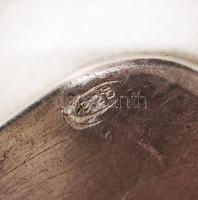 Ezüst (Ag) karperec repülő Buddha és jáde díszítéssel, jelzett, br: 96,1 g