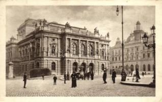 Liberec, Reichenberg; Theater mit Hauptpost / theatre, main post office