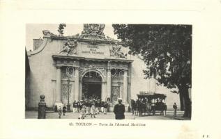 Toulon, Porte de lArsenal Maritime / arsenal maritime door