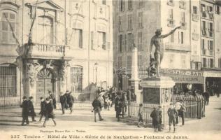 Toulon, Hotel de Ville, Fontaine de Janus, Genie de la navigation