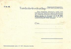 Hungarian folklore, Gypsy musicians, drunk humour, raffle card s: Juszkó Béla (EK)